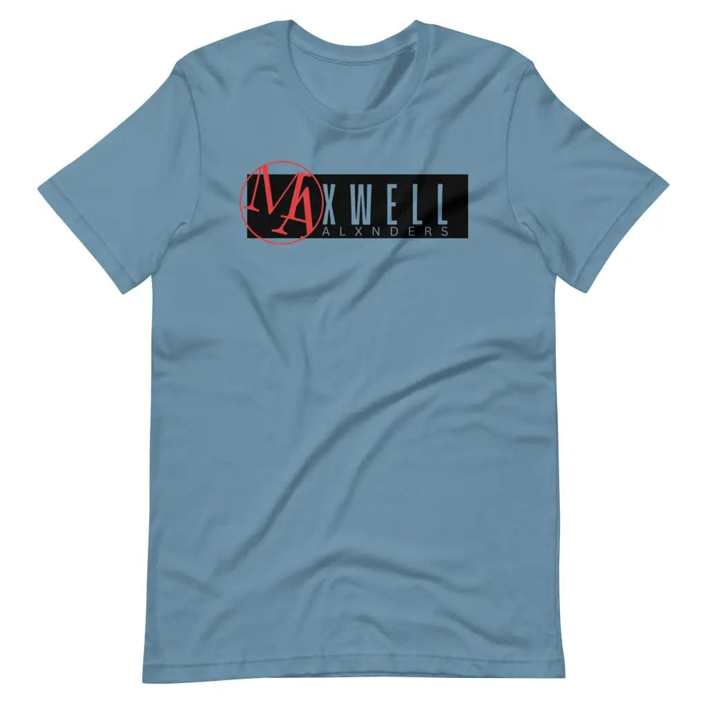 Man’s Maxwell Alxnders t-shirt - Steel Blue / S - T-Shirt