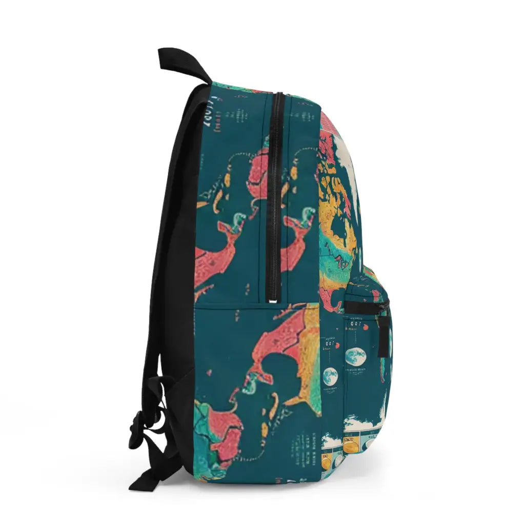 Mapping the Wonders of Our World Backpack One size Bags