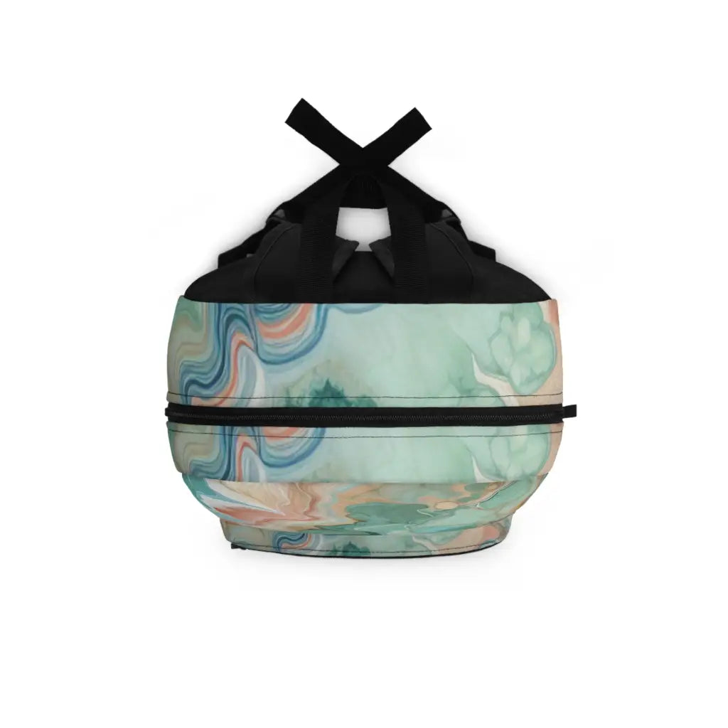 Marbled Hues Intertwine - Backpack - One size - Bags