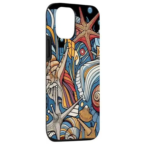 Marine Beauty: A Vibrant Colorful Sea Creature Scene Case