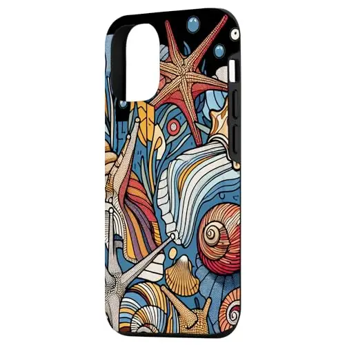 Marine Beauty: A Vibrant Colorful Sea Creature Scene Case