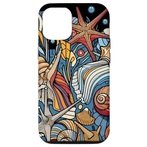 Marine Beauty: A Vibrant Colorful Sea Creature Scene Case