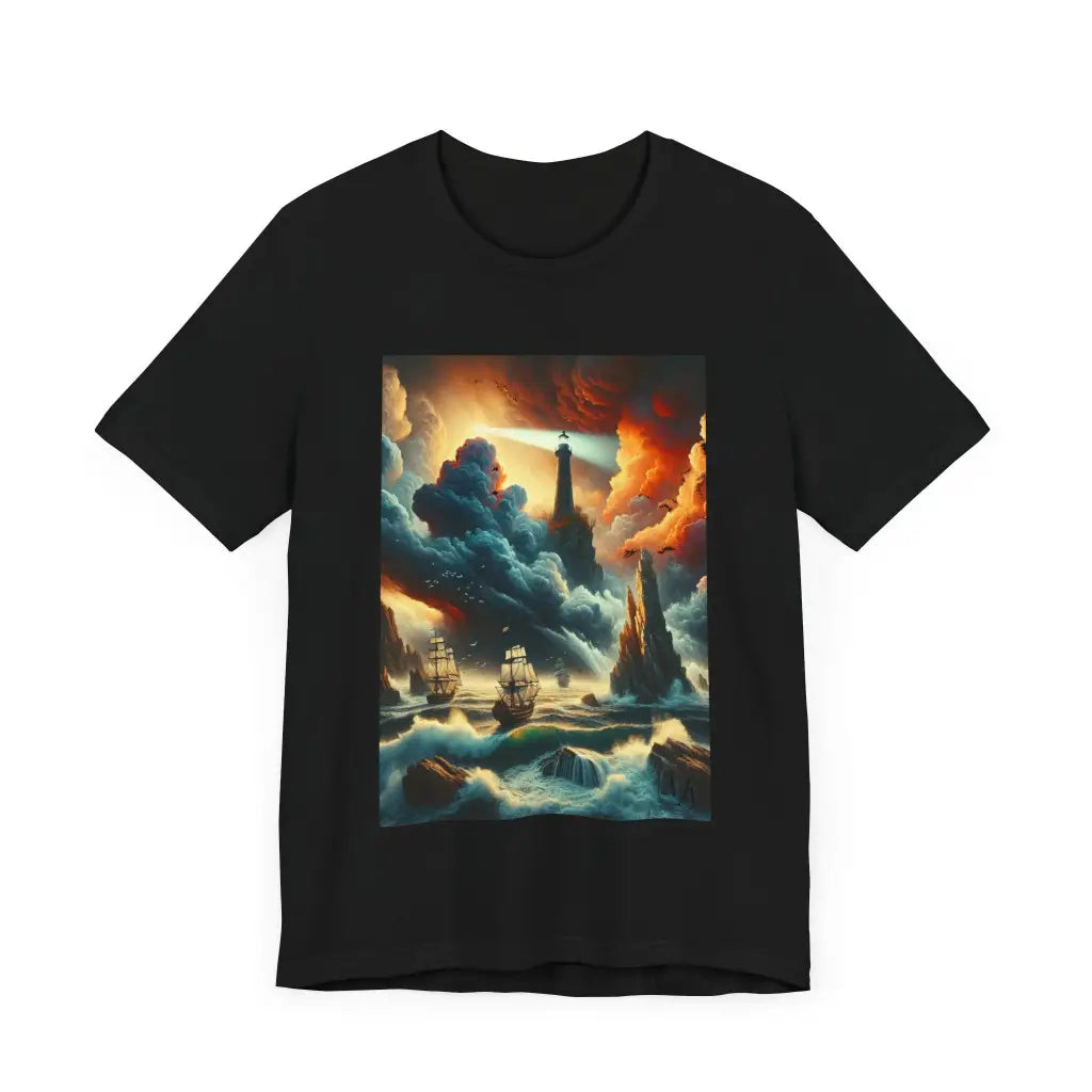 Maritime Beacon Adventure Jersey Short Sleeve Tee T Shirt