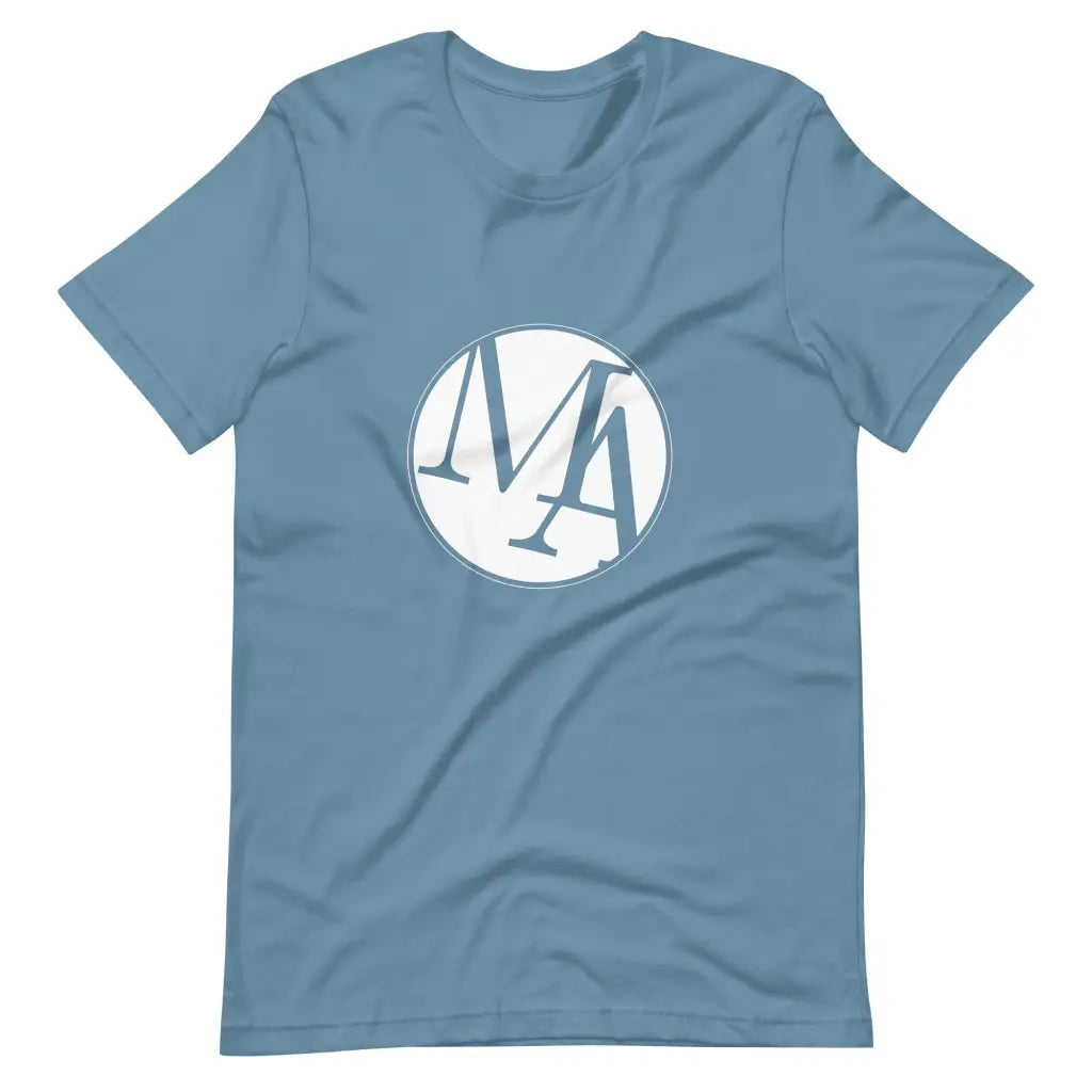 Maxwell Alexanders White Insignia t-shirt - Steel Blue / S