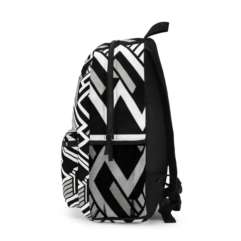 Maze of Depth and Contrast Backpack One size Bags