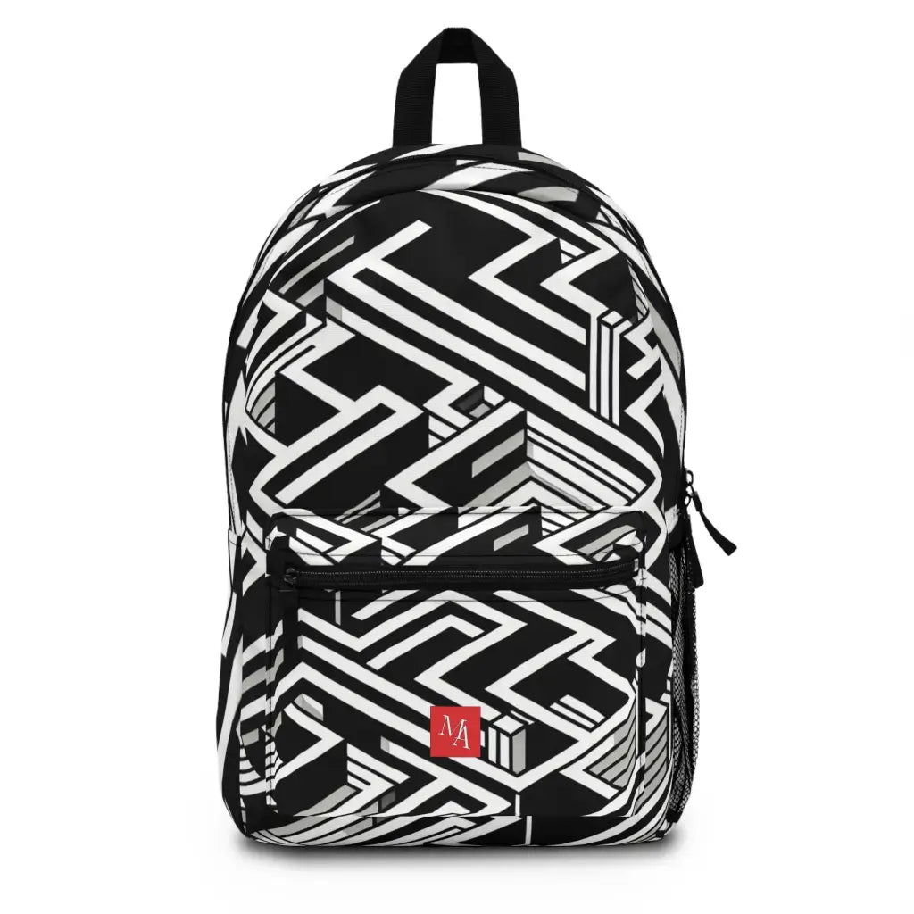 Maze of Depth and Contrast Backpack One size Bags