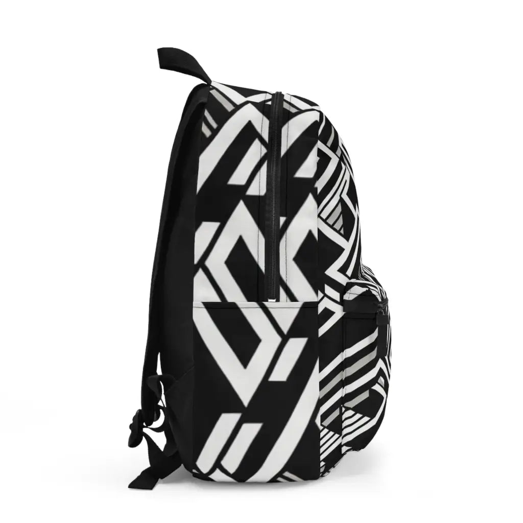 Maze of Depth and Contrast Backpack One size Bags