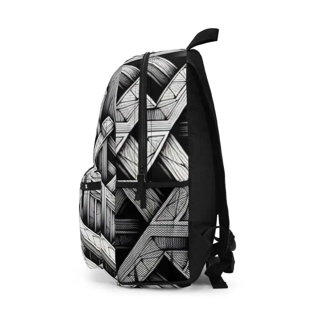 Maze of Shadows and Lines Backpack One size Bags
