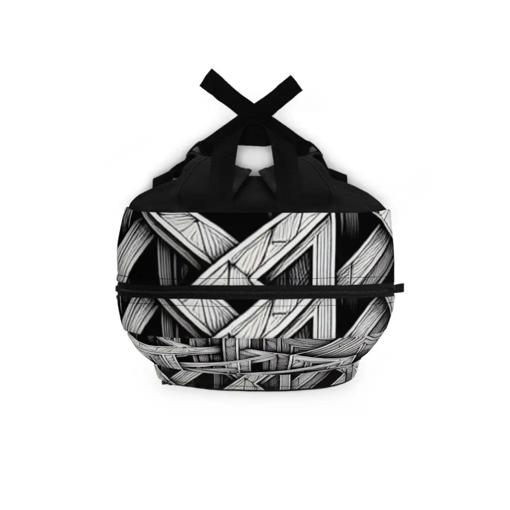 Maze of Shadows and Lines Backpack One size Bags
