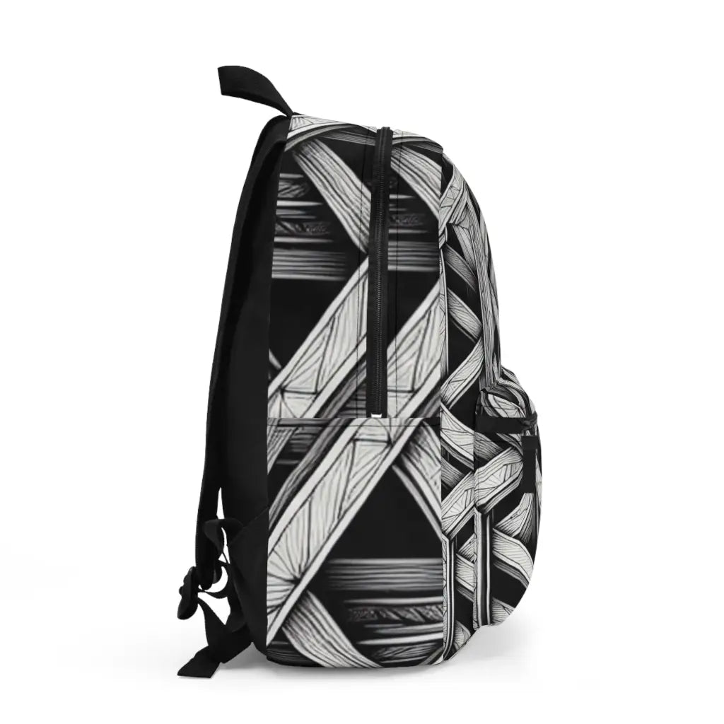 Maze of Shadows and Lines Backpack One size Bags