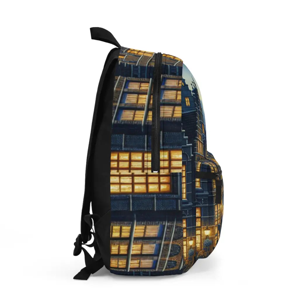 Medieval Streetlife Tableau Backpack One size Bags