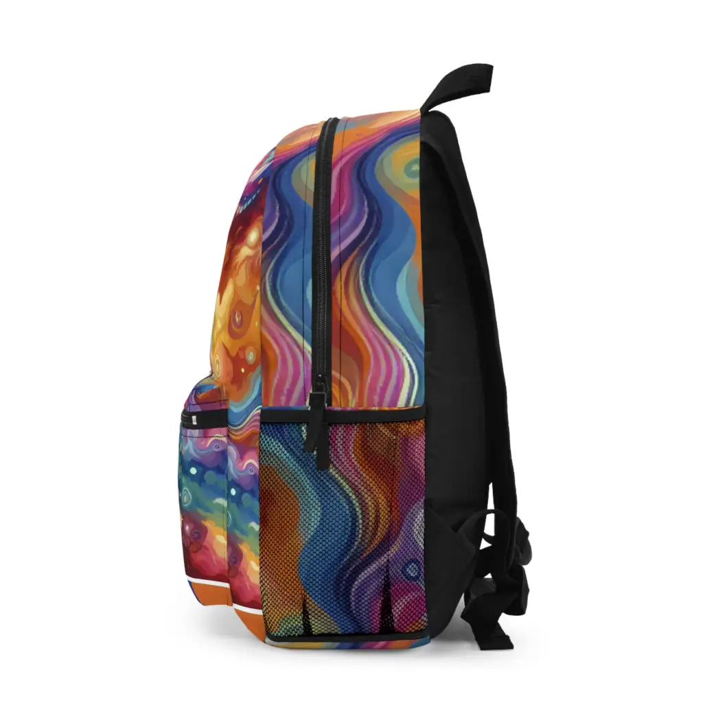 Meditative Cosmic Vortex Backpack One size Bags