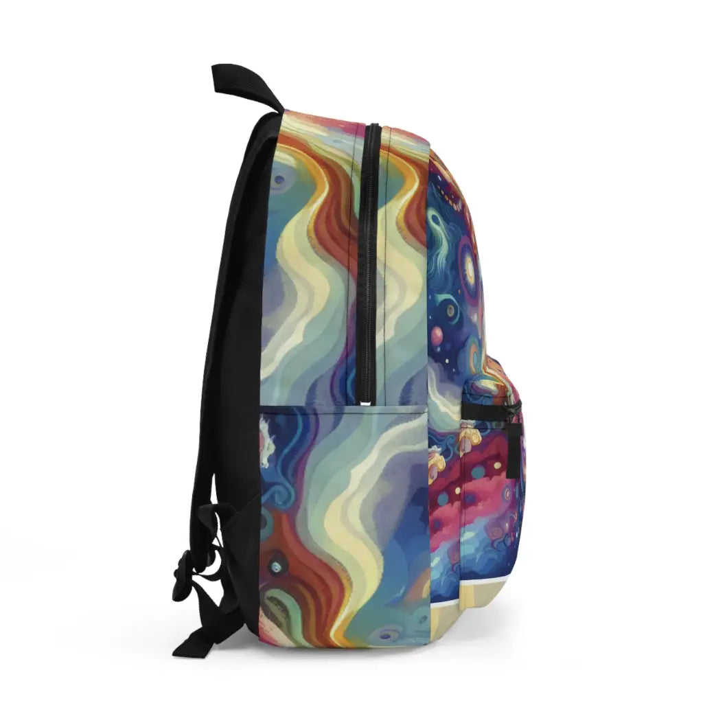 Meditative Cosmic Vortex Backpack One size Bags