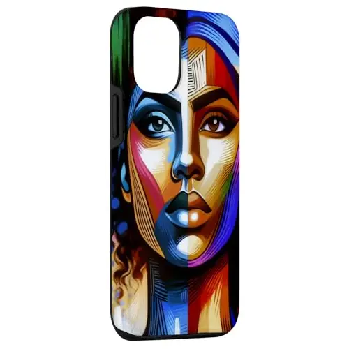 Melanated Woman Artwork: She Can Do Both Case (iPhone