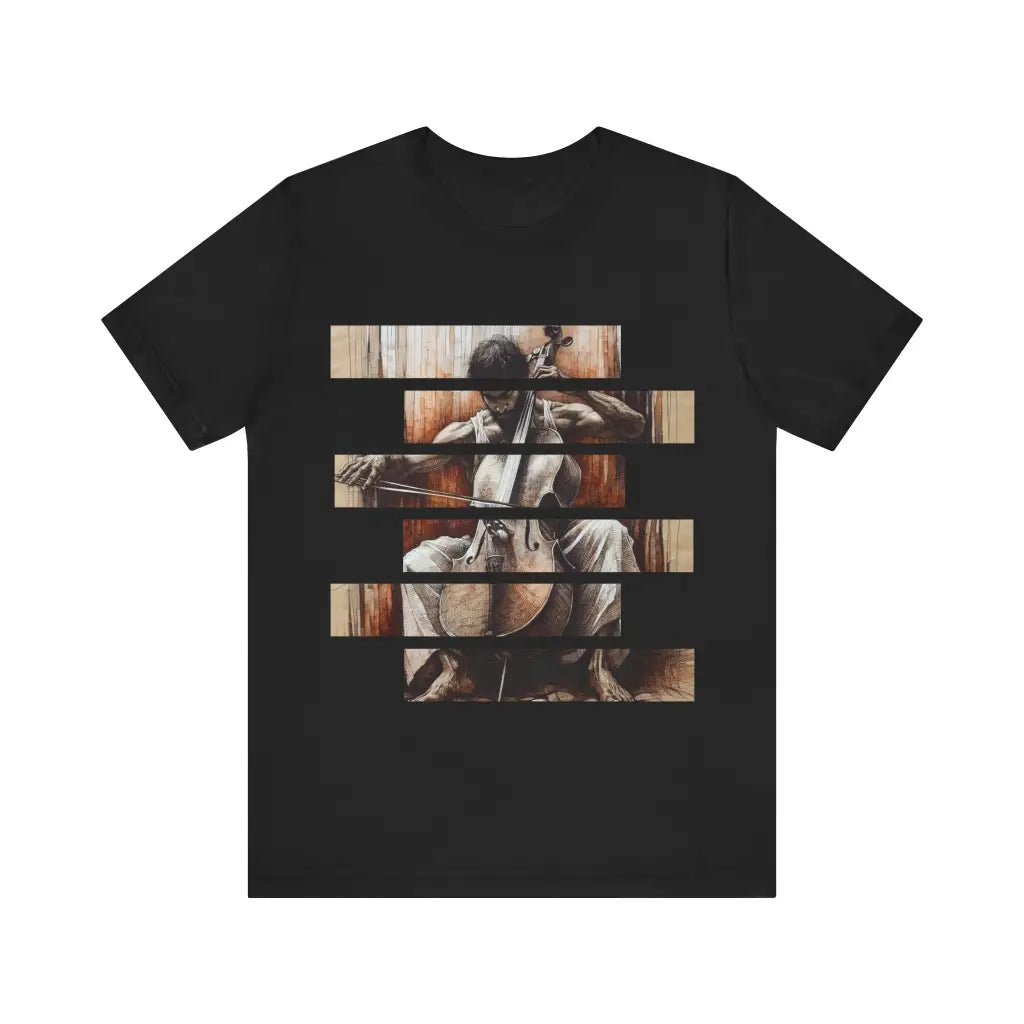 Melancholy Melodies on Canvas - Jersey Short Sleeve Tee