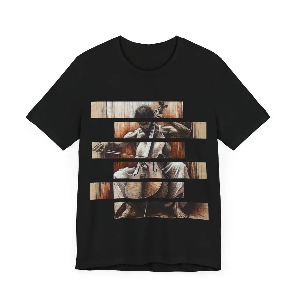 Melancholy Melodies on Canvas - Jersey Short Sleeve Tee