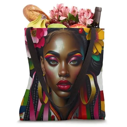 Melanin in Bloom: The Essence of Bold Beauty Tote Bag