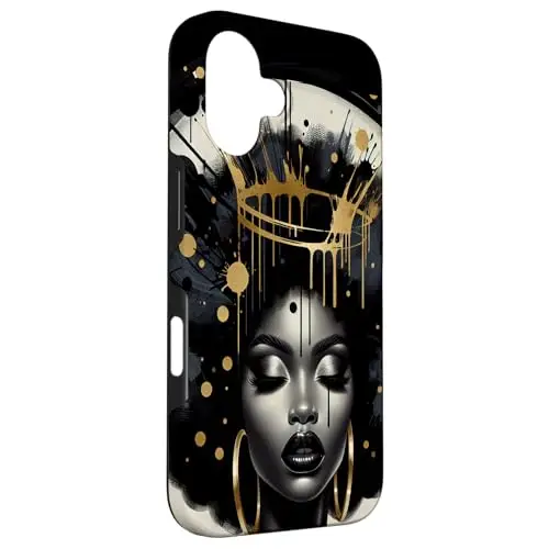 Melanin Majesty: Crowned in Power Case (iPhone Select