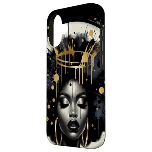 Melanin Majesty: Crowned in Power Case (iPhone Select