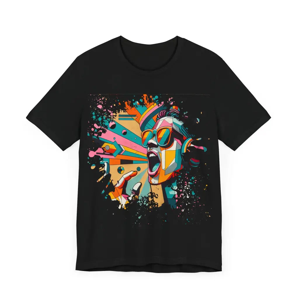 Melody in Geometrics - Jersey Short Sleeve Tee - T-Shirt