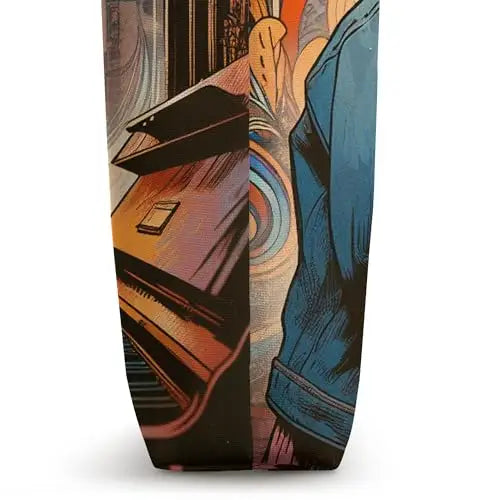 Melody in Motion: A Young Dreamer’s Symphony Tote Bag