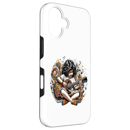 Melody in Motion: Spirited Guitar Harmony Case (iPhone