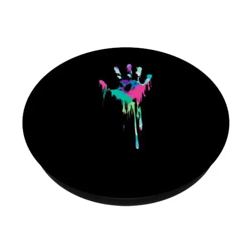 Melting Spectrum: Dripping Handprint PopSockets Swappable