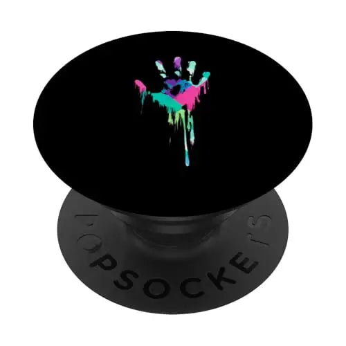 Melting Spectrum: Dripping Handprint PopSockets Swappable