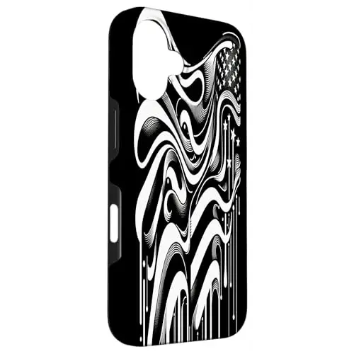 Melting Stripes: The Fluidity of Freedom Case (iPhone