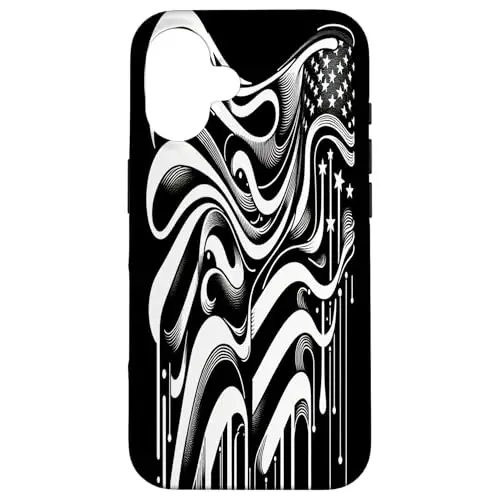 Melting Stripes: The Fluidity of Freedom Case (iPhone