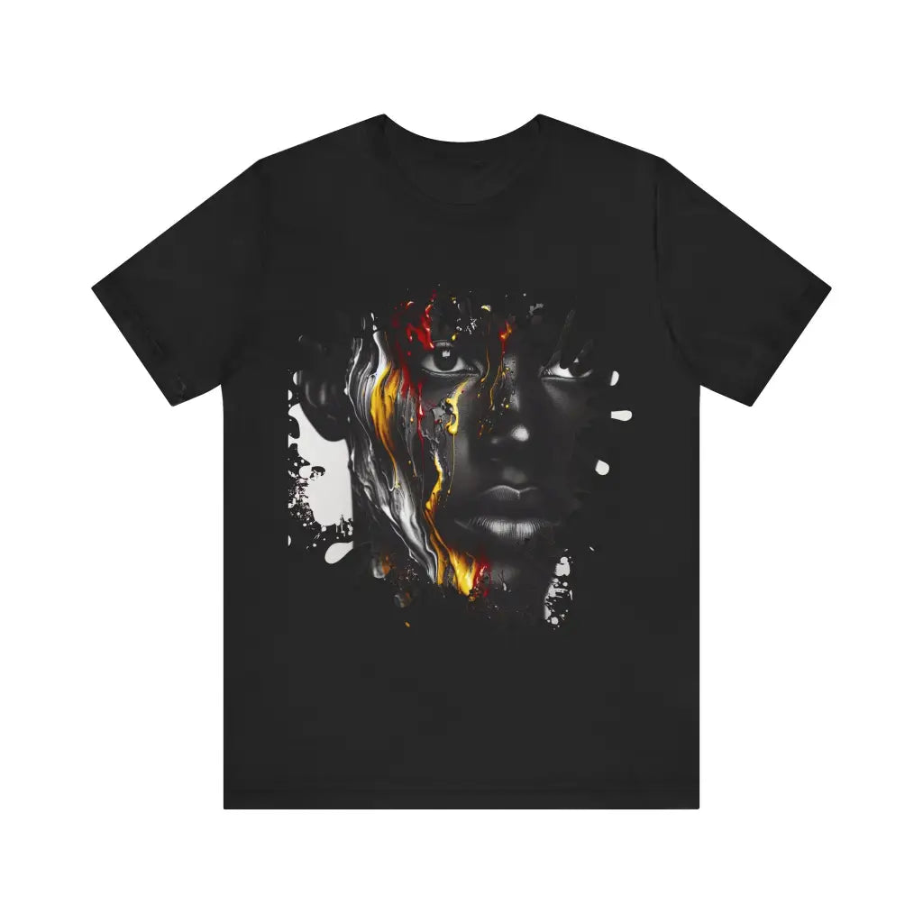 Melting Vision - Jersey Short Sleeve Tee - Black / S