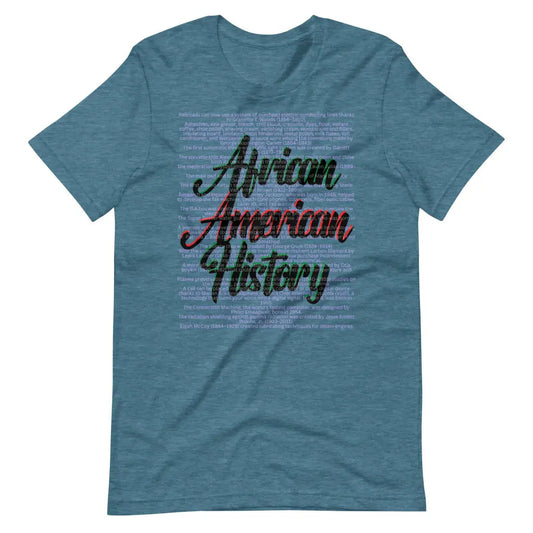 Men’s African American History t-shirt - Heather Deep