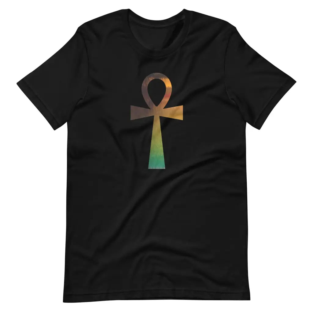 Men’s Ankh: Egyptian Symbol for life t-shirt - Black / S