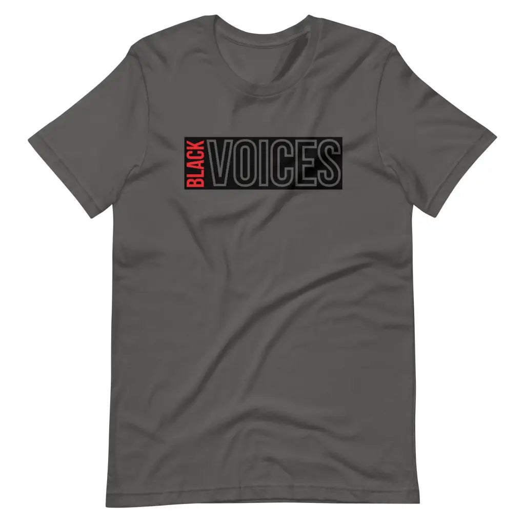 Men’s Black Voices t-shirt - Asphalt / S - T-Shirt