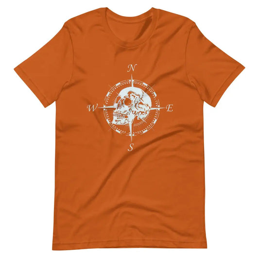 Men’s Compass Skull t-shirt - Autumn / S - T-Shirt