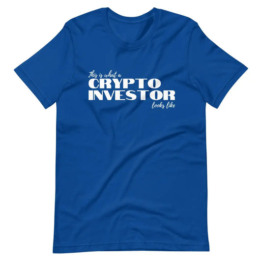 Men’s Crypto Investor t-shirt - True Royal / S - T-Shirt