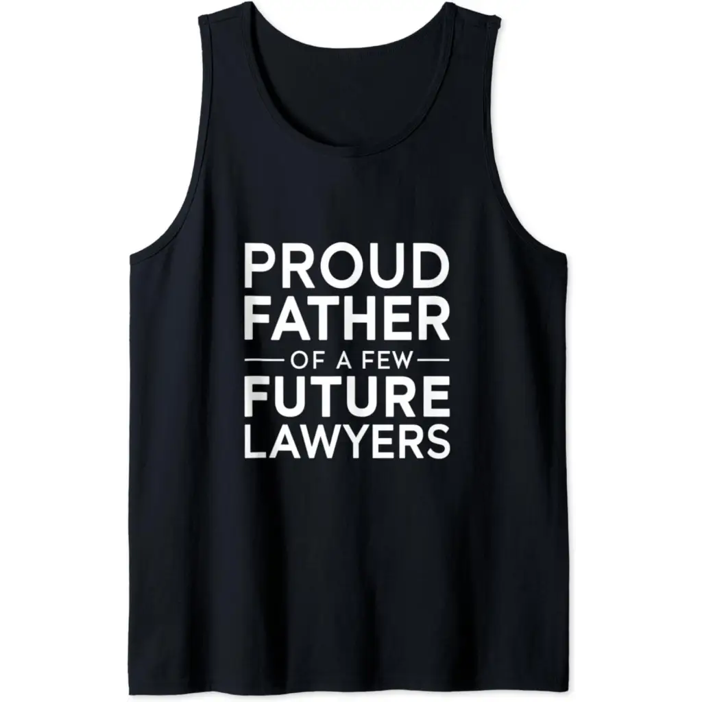 Mens Dad of Future Lawyers for Father’s Day Tank Top