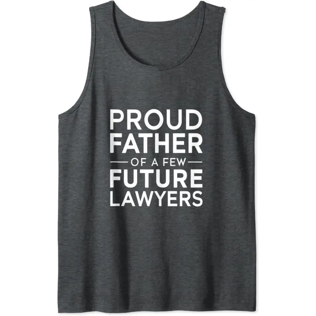 Mens Dad of Future Lawyers for Father’s Day Tank Top