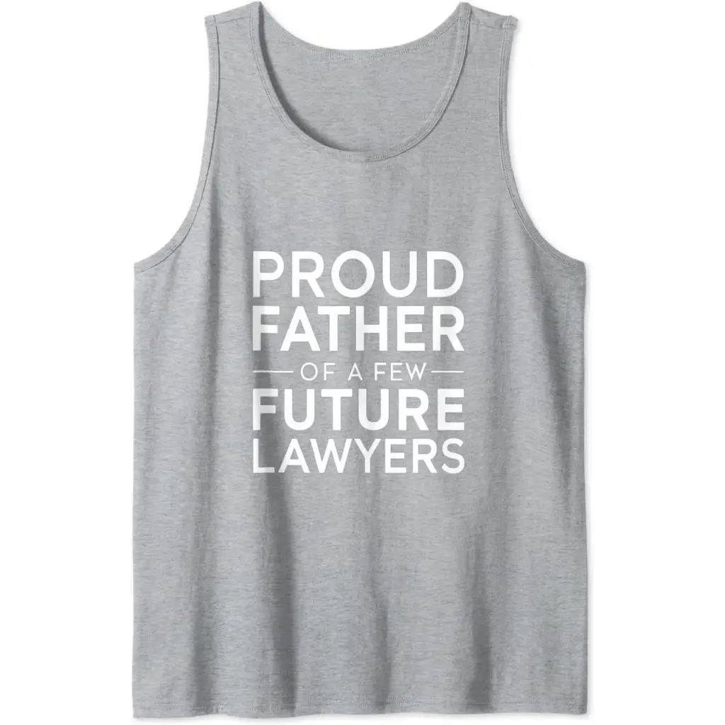 Mens Dad of Future Lawyers for Father’s Day Tank Top