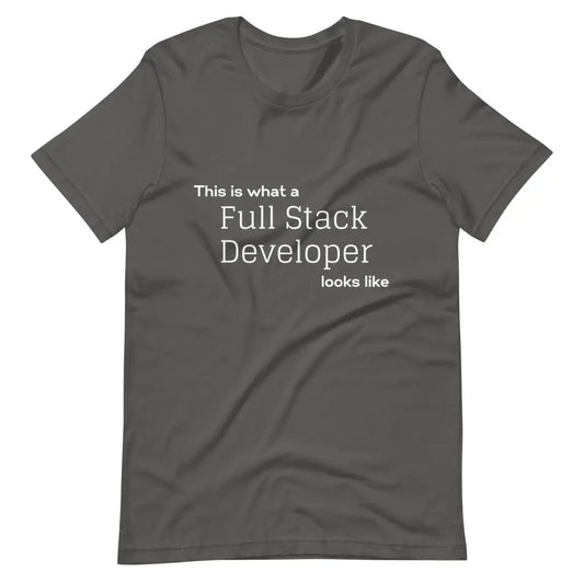 Men’s Full Stack Developer t-shirt - Asphalt / S - T-Shirt