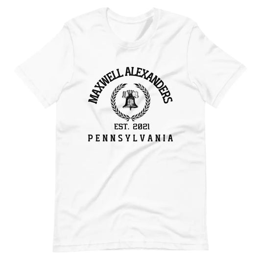 Men’s Maxwell Alexanders PA Liberty Bell t-shirt - White
