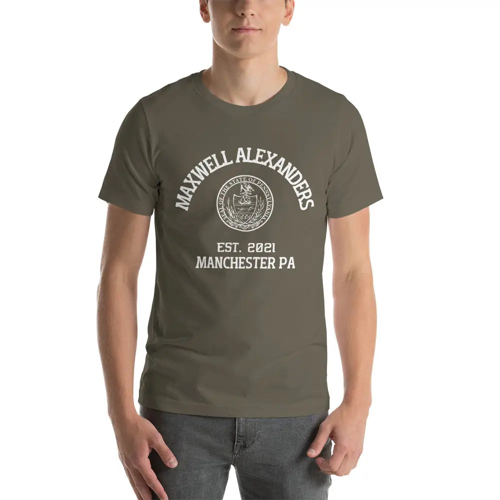 Men’s Maxwell Alexanders PA Seal t-shirt - Army / S