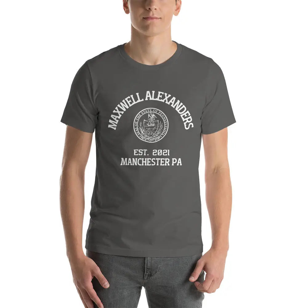 Men’s Maxwell Alexanders PA Seal t-shirt - Asphalt / S