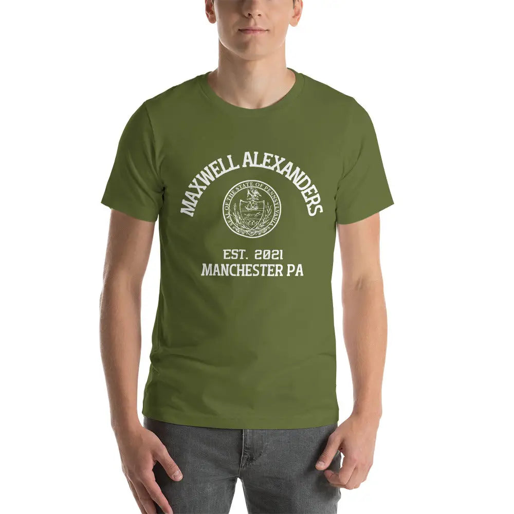 Men’s Maxwell Alexanders PA Seal t-shirt - Olive / S