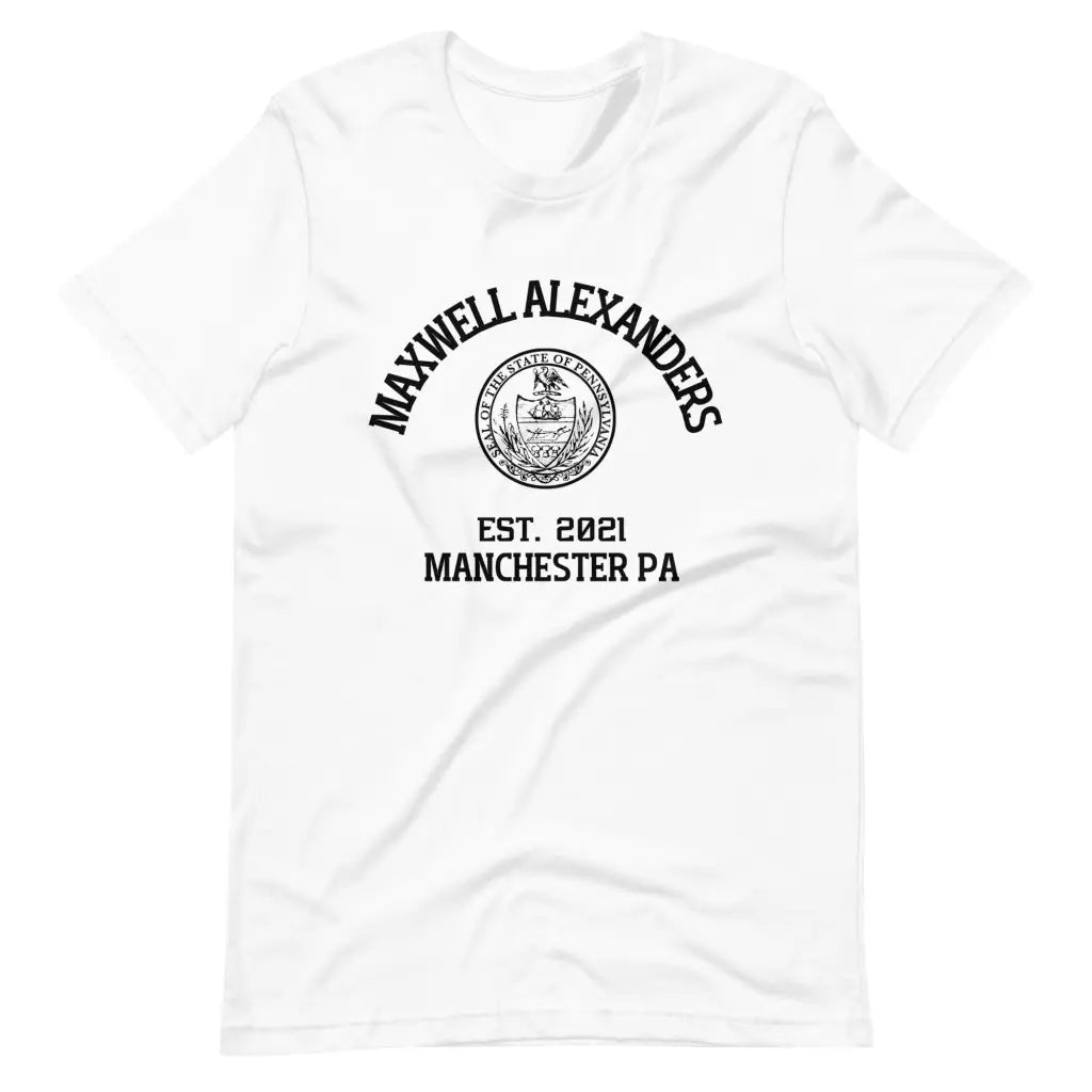 Men’s Maxwell Alexanders PA Seal t-shirt - White / XS