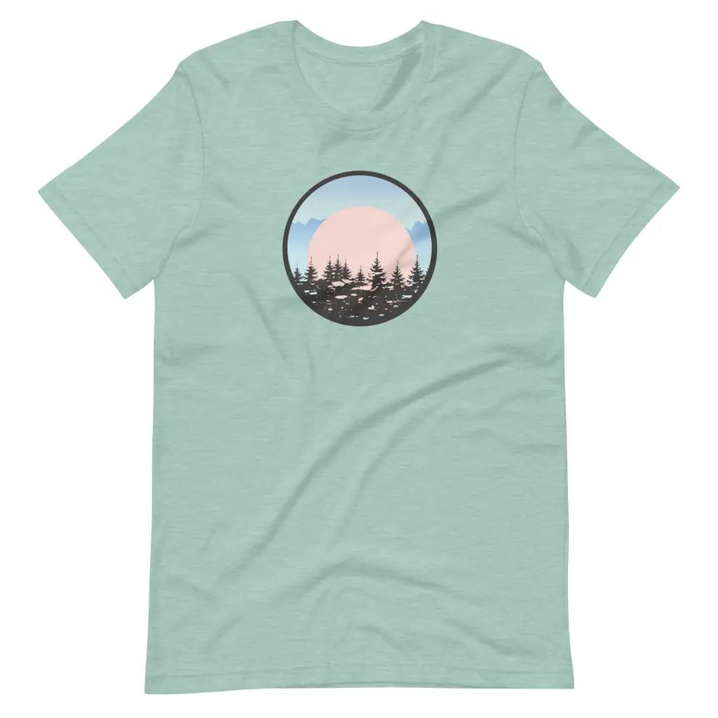 Men’s Mountain Lodging Vaca t-shirt - Heather Prism Dusty