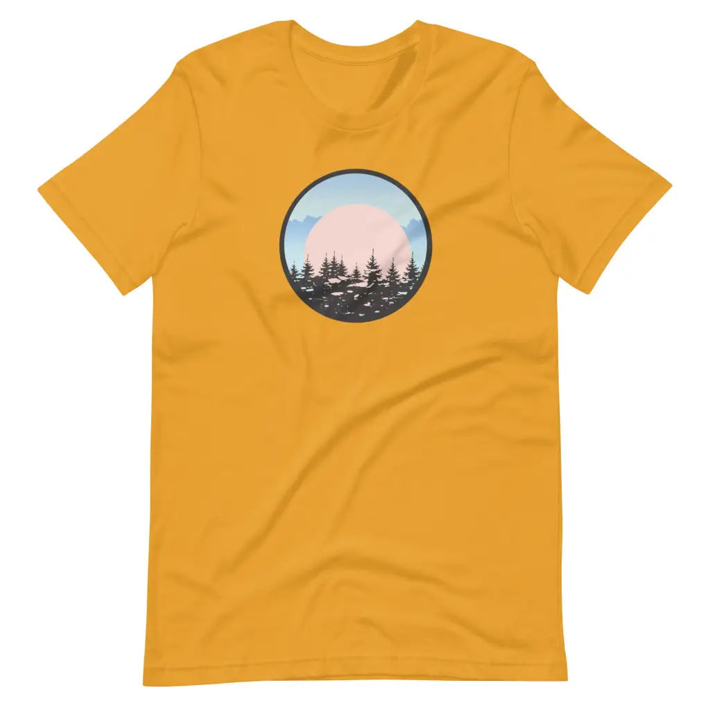 Men’s Mountain Lodging Vaca t-shirt - Mustard / S - T-Shirt