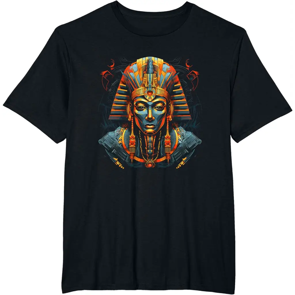 Men’s Pharaoh’s Gaze: The Eternal Ruler T-Shirt - Big