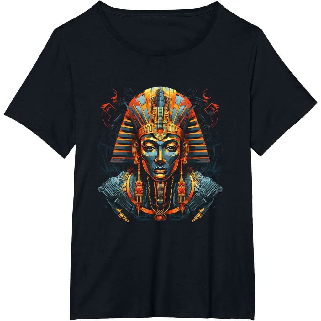 Men’s Pharaoh’s Gaze: The Eternal Ruler T-Shirt