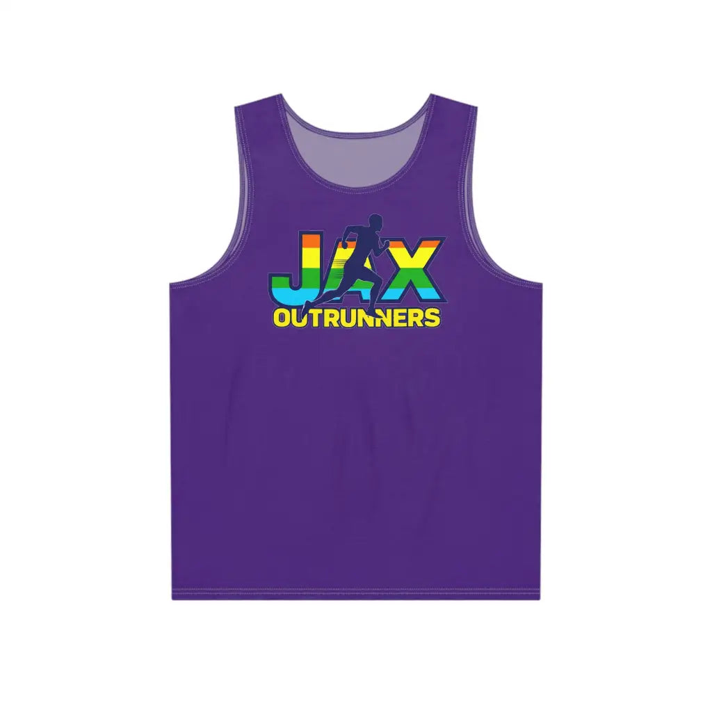 Men’s Sporty Racerback Tank Jax Outrunners’ Shirt Fitness
